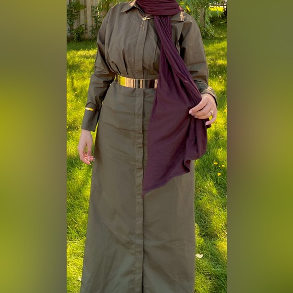 CAMELPINK Green Maxi Dress - Picture 4 of 4